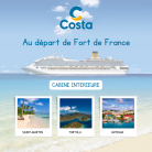 Costa FORTUNA - Départ FDF le 07 Décembre 2023 : Croisière 6 nuits