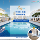 Week end Romance : 8 Mars 2024 -Séjour 3 jours/2 nuits-BATEAU+Hôtel SOCO en all inclusive (base double)